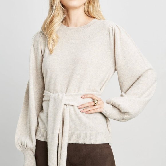 Cashmere Tie Waist Sweater from Elie Tahari - Picture 9 of 10